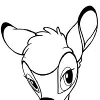 Desenhos para colorir Bambi