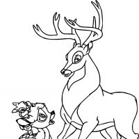Desenhos para colorir Bambi