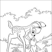Desenhos para colorir Bambi