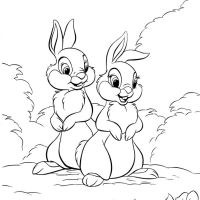 Desenhos para colorir Bambi