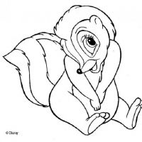 Desenhos para colorir Bambi