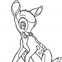 Desenhos para colorir Bambi