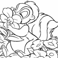 Desenhos para colorir Bambi