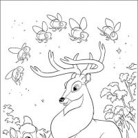 Desenhos para colorir Bambi