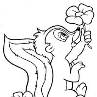Desenhos para colorir Bambi