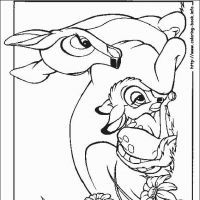 Desenhos para colorir Bambi
