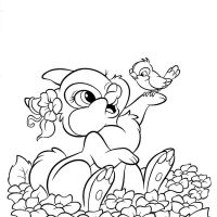 Desenhos para colorir Bambi