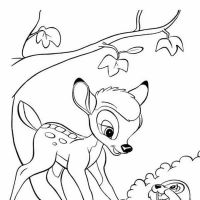 Desenhos para colorir Bambi