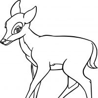 Desenhos para colorir Bambi
