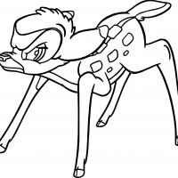Desenhos para colorir Bambi