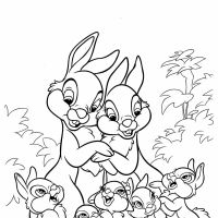 Desenhos para colorir Bambi