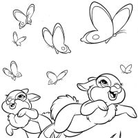 Desenhos para colorir Bambi
