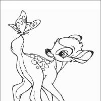 Desenhos para colorir Bambi