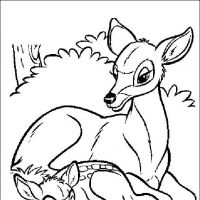 Desenhos para colorir Bambi