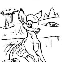 Desenhos para colorir Bambi