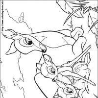 Desenhos para colorir Bambi