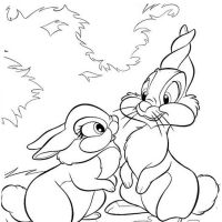 Desenhos para colorir Bambi