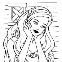 Desenhos para colorir Barbie