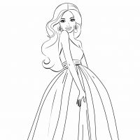 Desenhos para colorir Barbie