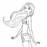 Desenhos para colorir Barbie