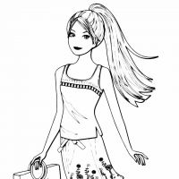 Desenhos para colorir Barbie