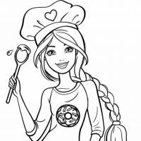 Desenhos para colorir Barbie