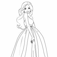 Desenhos para colorir Barbie
