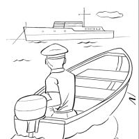 Desenhos para colorir Barcos
