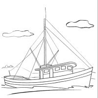 Desenhos para colorir Barcos