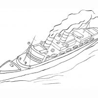 Desenhos para colorir Barcos