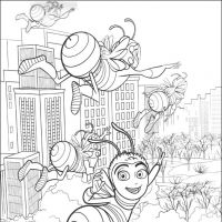 Desenhos para colorir Bee Movie