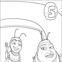 Desenhos para colorir Bee Movie