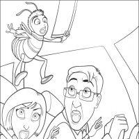 Desenhos para colorir Bee Movie