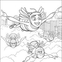 Desenhos para colorir Bee Movie