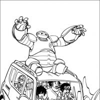Desenhos para colorir Big Hero