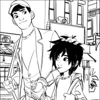 Desenhos para colorir Big Hero