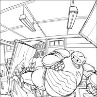 Desenhos para colorir Big Hero