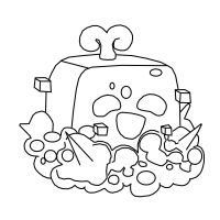 Desenhos para colorir Blox fruits