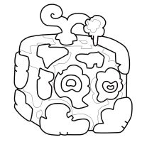 Desenhos para colorir Blox fruits