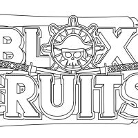Desenhos para colorir Blox fruits