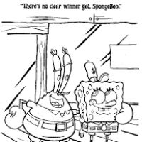Desenhos para colorir Bob Esponja