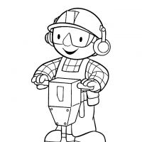 Desenhos para colorir Bob o Construtor