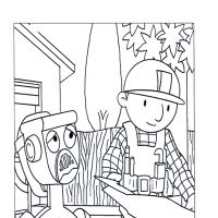 Desenhos para colorir Bob o Construtor