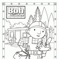 Desenhos para colorir Bob o Construtor