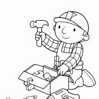 Desenhos para colorir Bob o Construtor