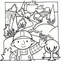 Desenhos para colorir Bob o Construtor
