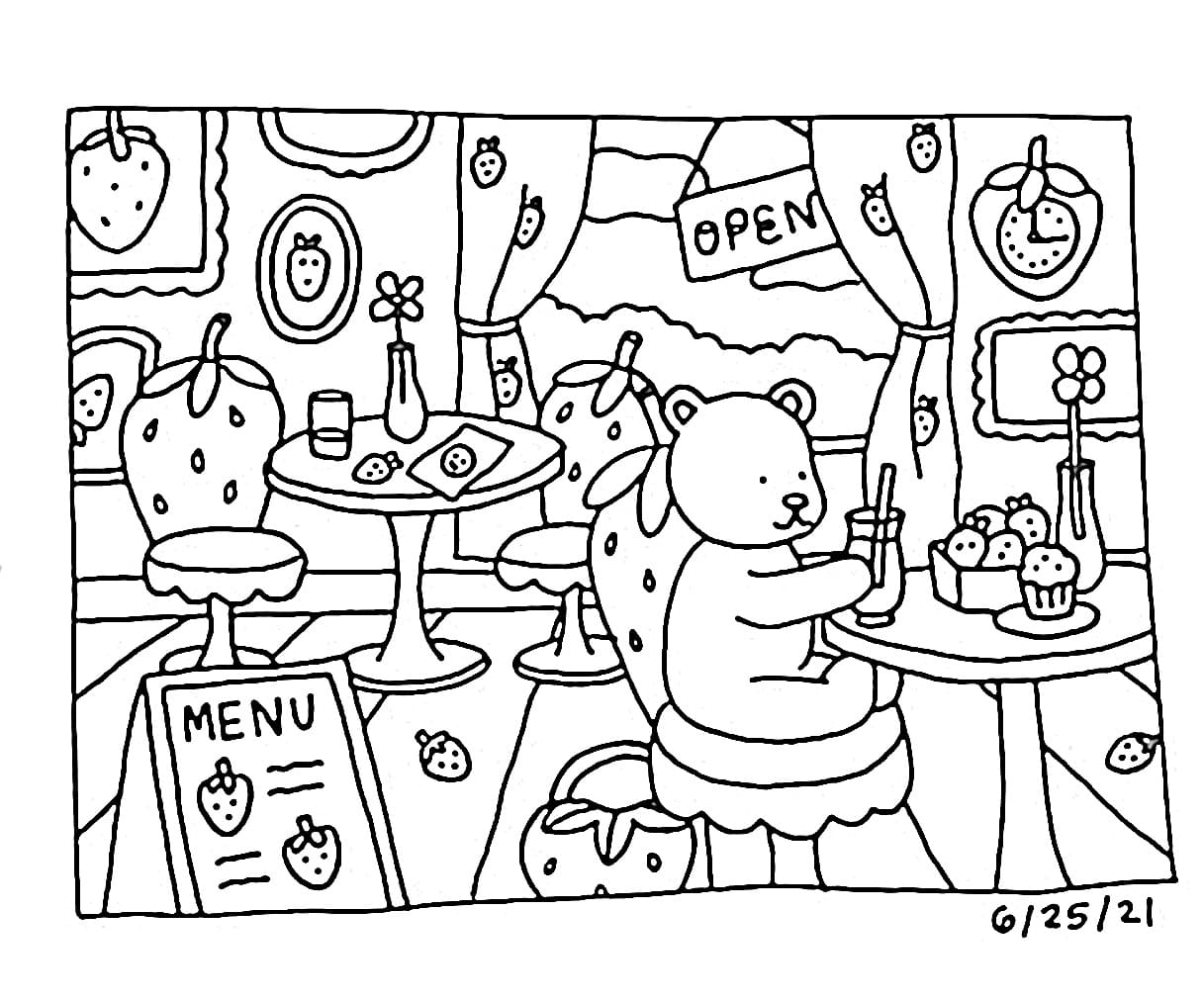Desenho para colorir