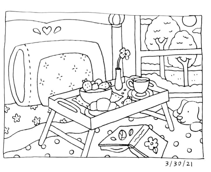 Desenho para colorir