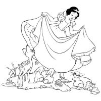 Desenhos para colorir Branca de Neve
