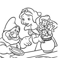 Desenhos para colorir Branca de Neve